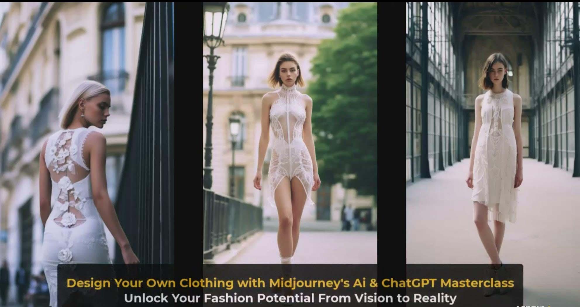 图片[4]-利用 Midjourneys Ai 人工智能设计自己的服装AI大师班-10节课-中英字幕-rose网创