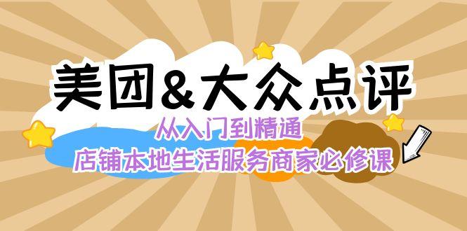 美团+大众点评 从入门到精通：店铺本地生活 流量提升 店铺运营 推广秘术 评价管理-rose网创