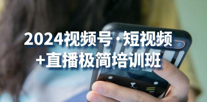 2024视频号·短视频+直播极简培训班：抓住视频号风口，流量红利-rose网创
