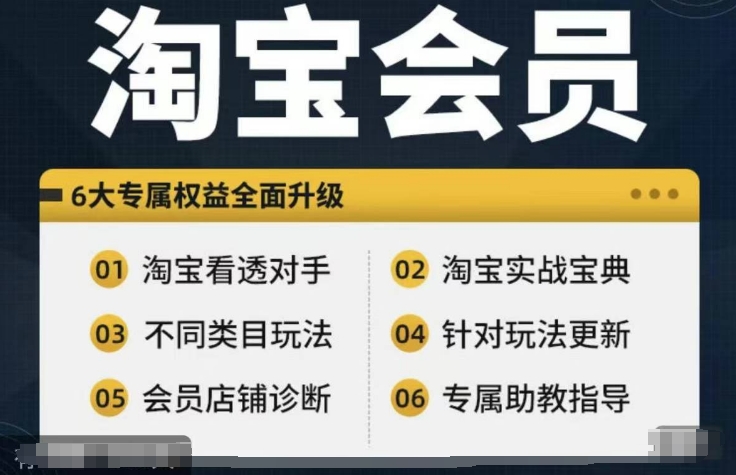 淘宝会员【淘宝所有课程，全面分析对手】，初级到高手全系实战宝典-rose网创