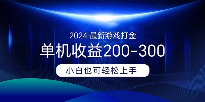 2024最新游戏打金单机收益200-300-rose网创