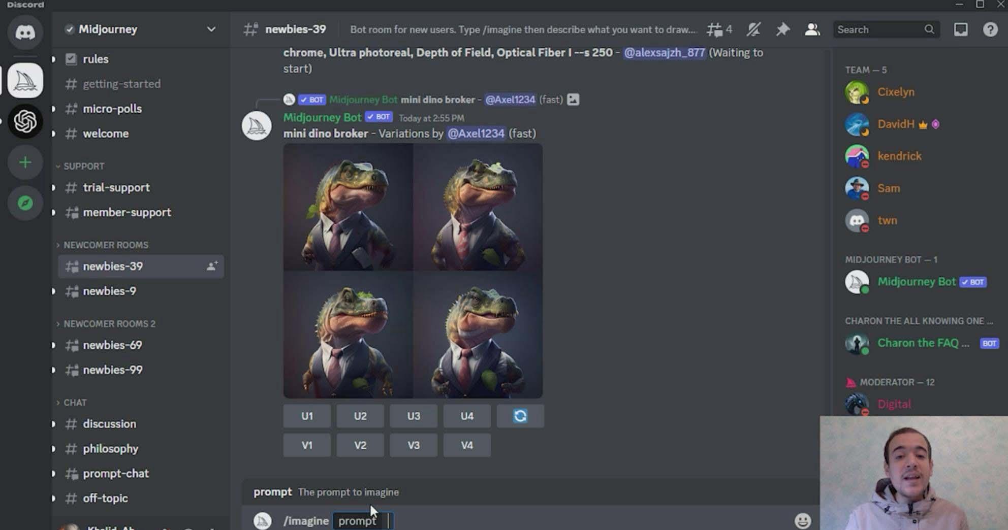 图片[1]-Midjourney 精通教程-使用Midjourney AI创建美丽艺术图像-36节课-中英字幕-rose网创