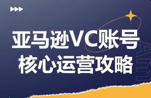 亚马逊VC账号核心玩法解析，实战经验拆解产品模块运营技巧，提升店铺GMV，有效提升运营利润-rose网创